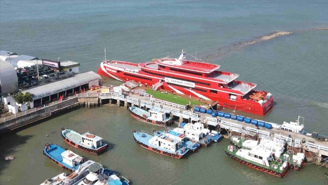 Largest high-speed passenger ferry connecting Vung Tau, Con Dao launched